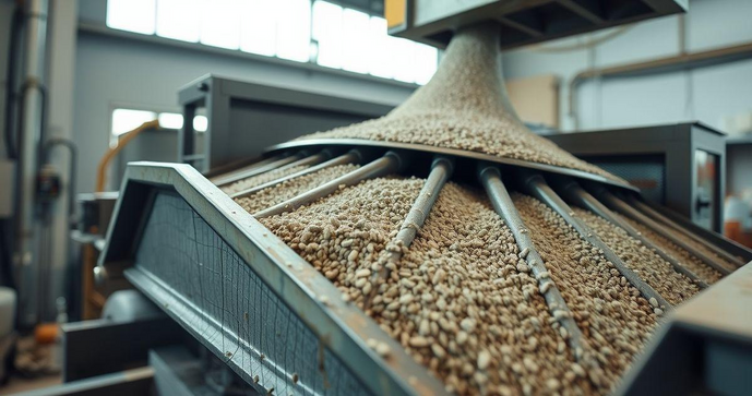 Peneira Vibratória Industrial como Solução Eficiente para Separação de Materiais