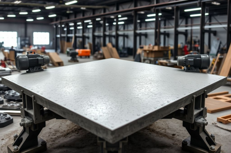 Mesa vibratória de concreto: 7 benefícios surpreendentes